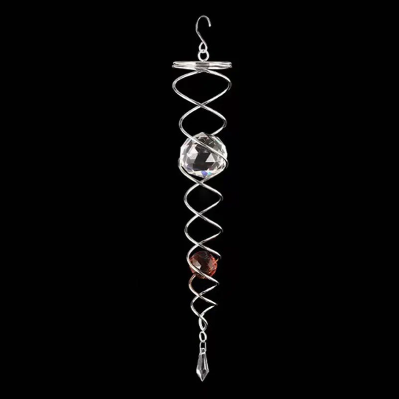 1+1 FREE | CrystalTwister™ - Metal Crystal Spiral Wind Chime - Image 10