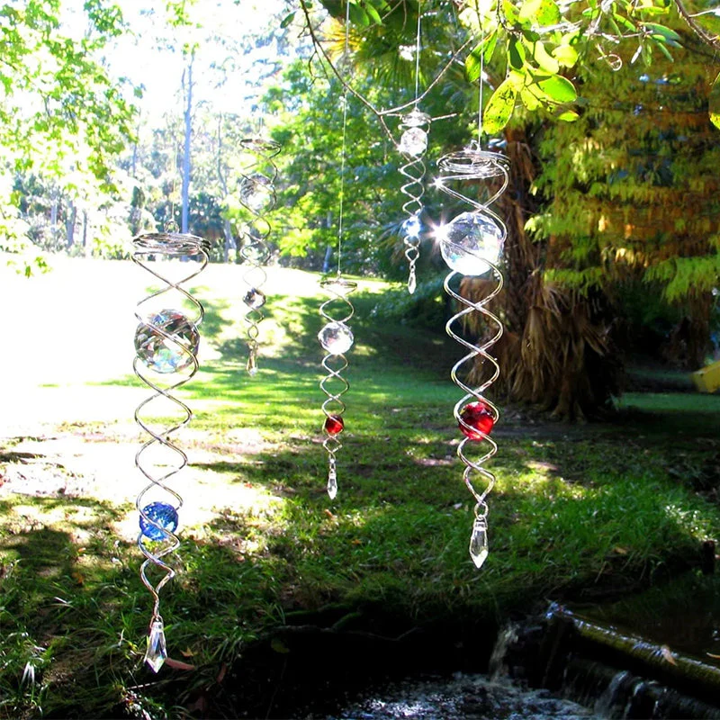 1+1 FREE | CrystalTwister™ - Metal Crystal Spiral Wind Chime - Image 12