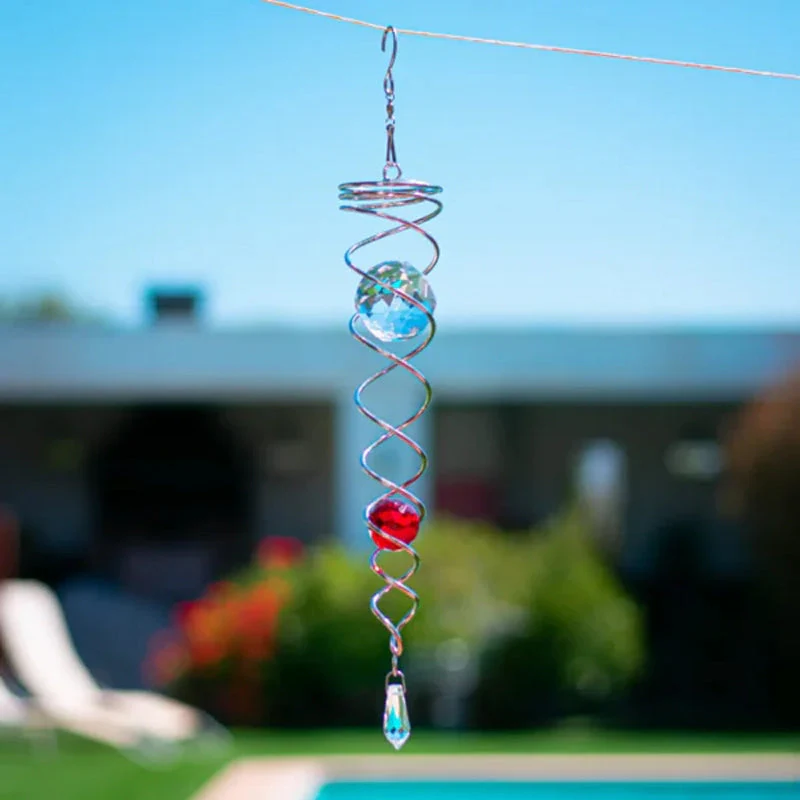 1+1 FREE | CrystalTwister™ - Metal Crystal Spiral Wind Chime - Image 13