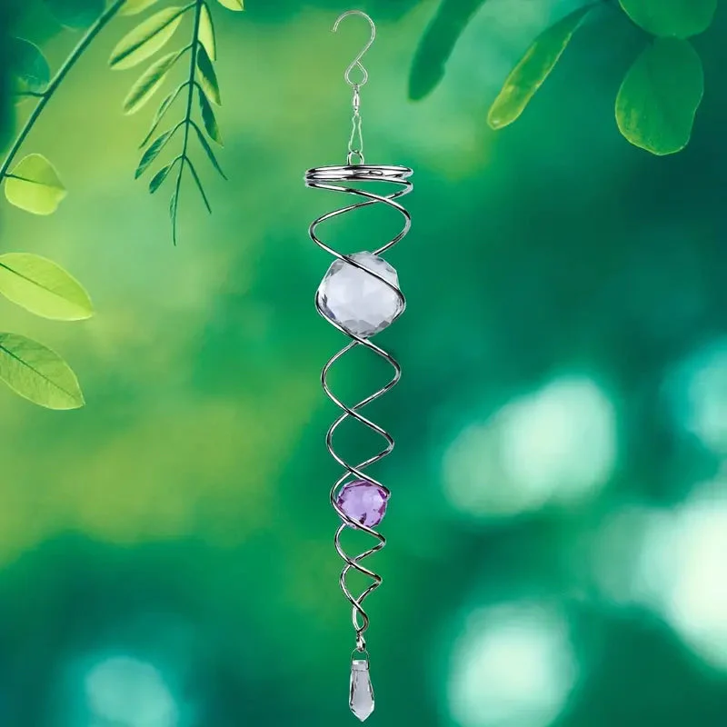 1+1 FREE | CrystalTwister™ - Metal Crystal Spiral Wind Chime - Image 14