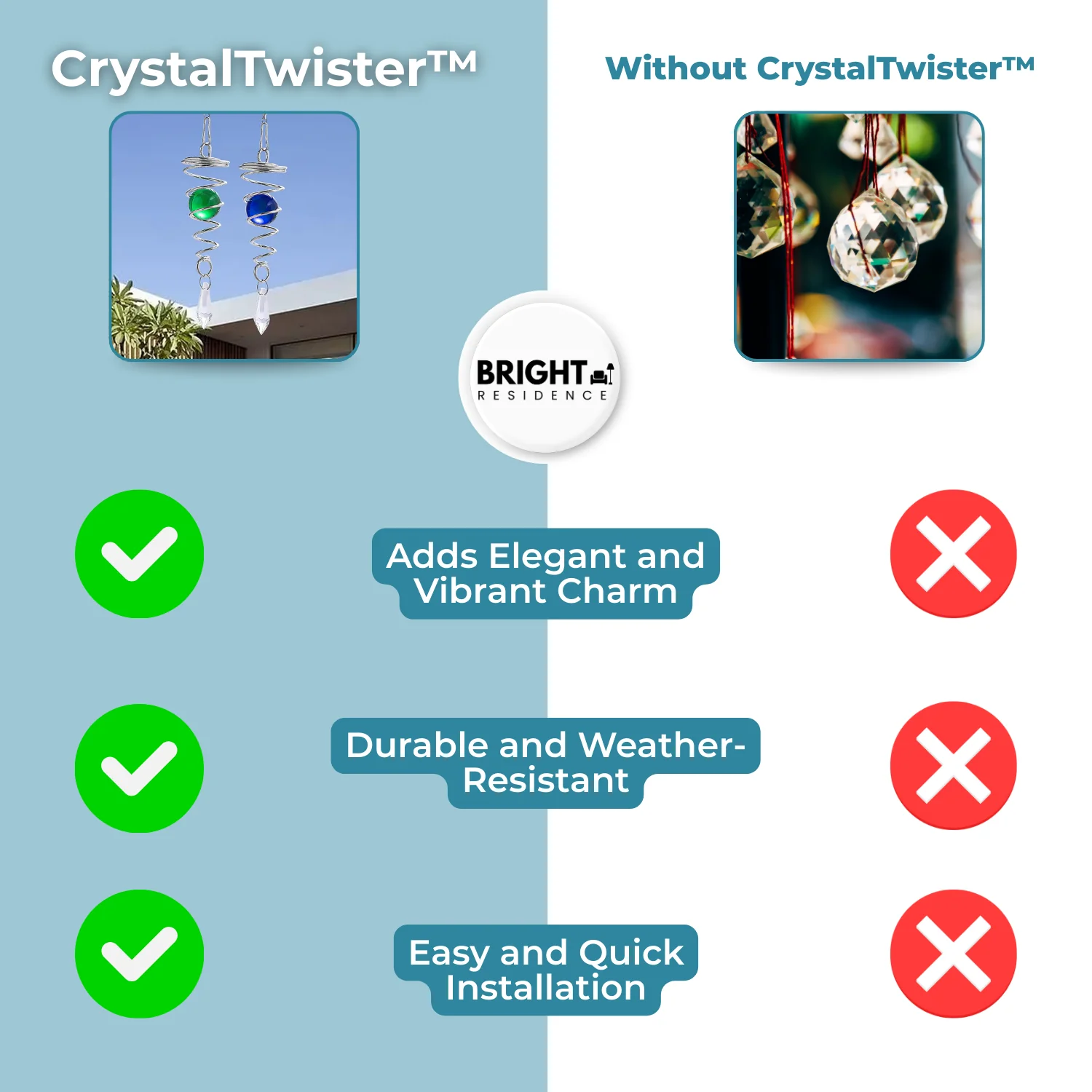 1+1 FREE | CrystalTwister™ - Metal Crystal Spiral Wind Chime - Image 19