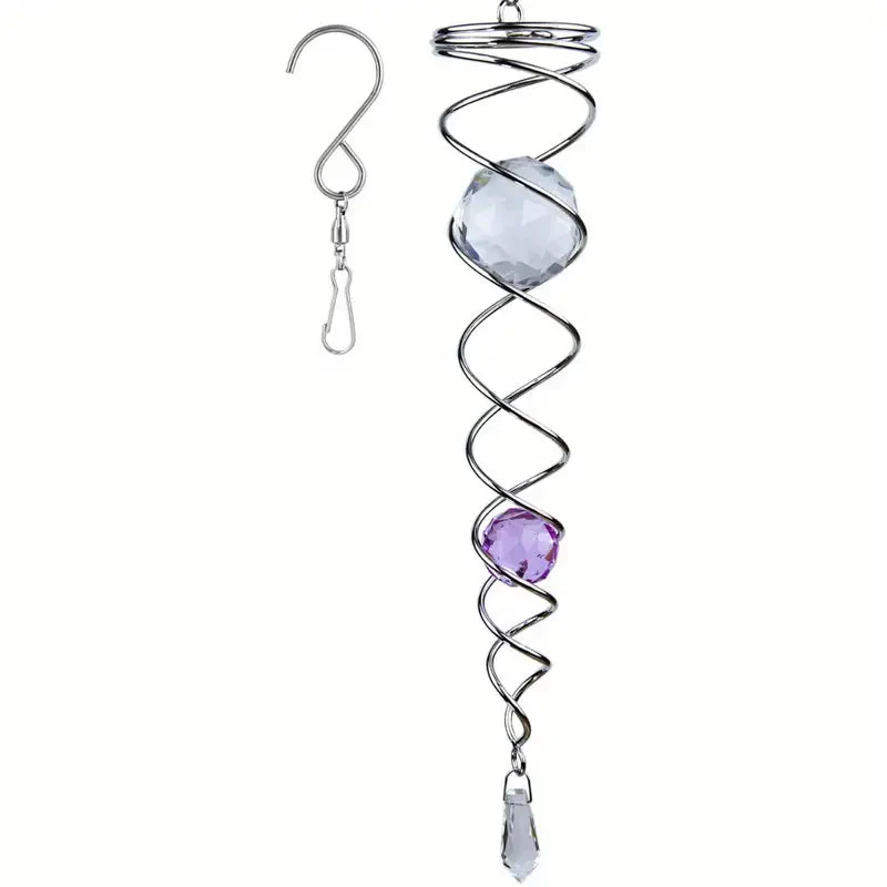 1+1 FREE | CrystalTwister™ - Metal Crystal Spiral Wind Chime - Image 25