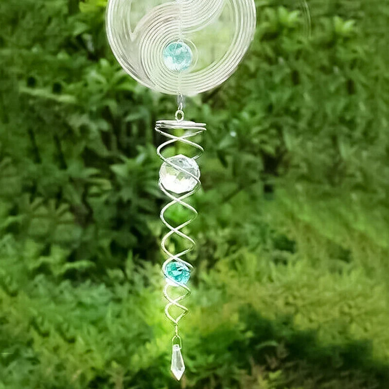 1+1 FREE | CrystalTwister™ - Metal Crystal Spiral Wind Chime - Image 8