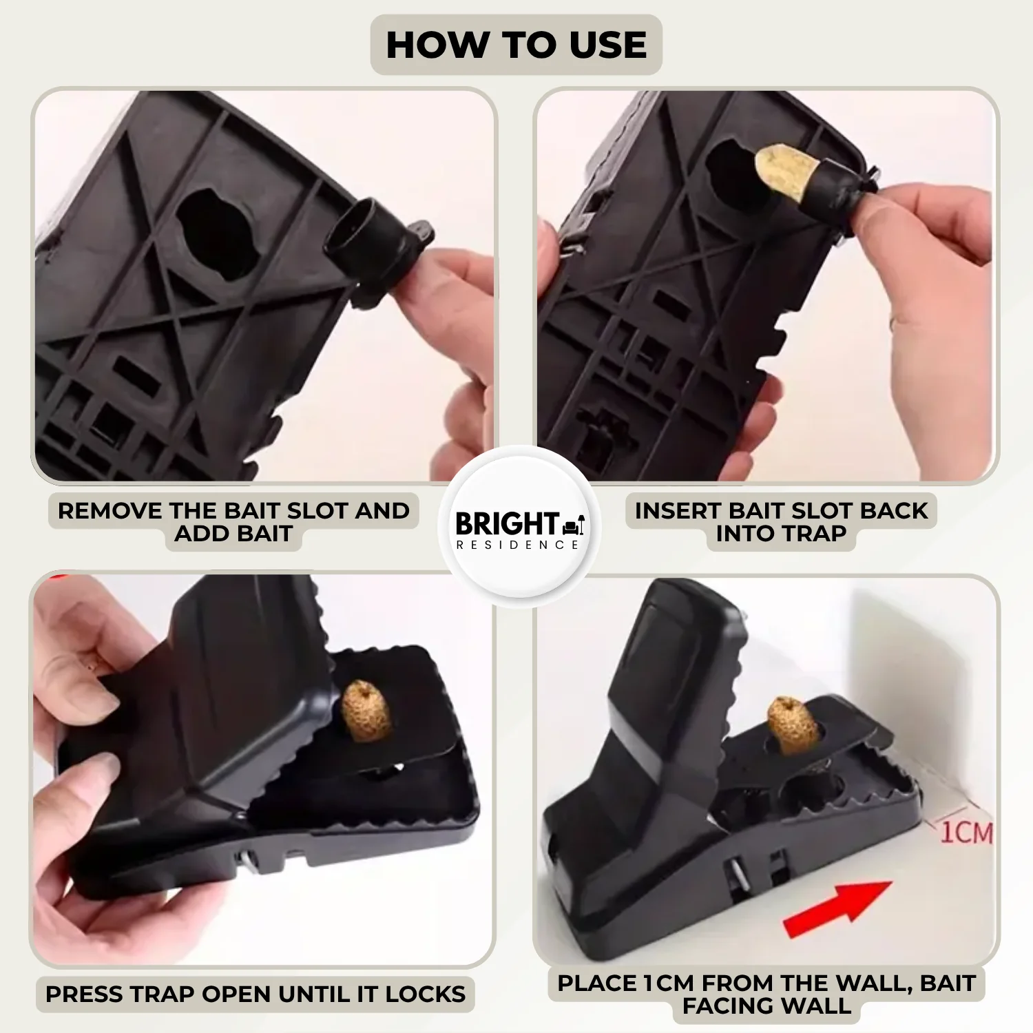 1+1 FREE | PowerTrap™ - Highly sensitive, powerful mouse trap - Image 3