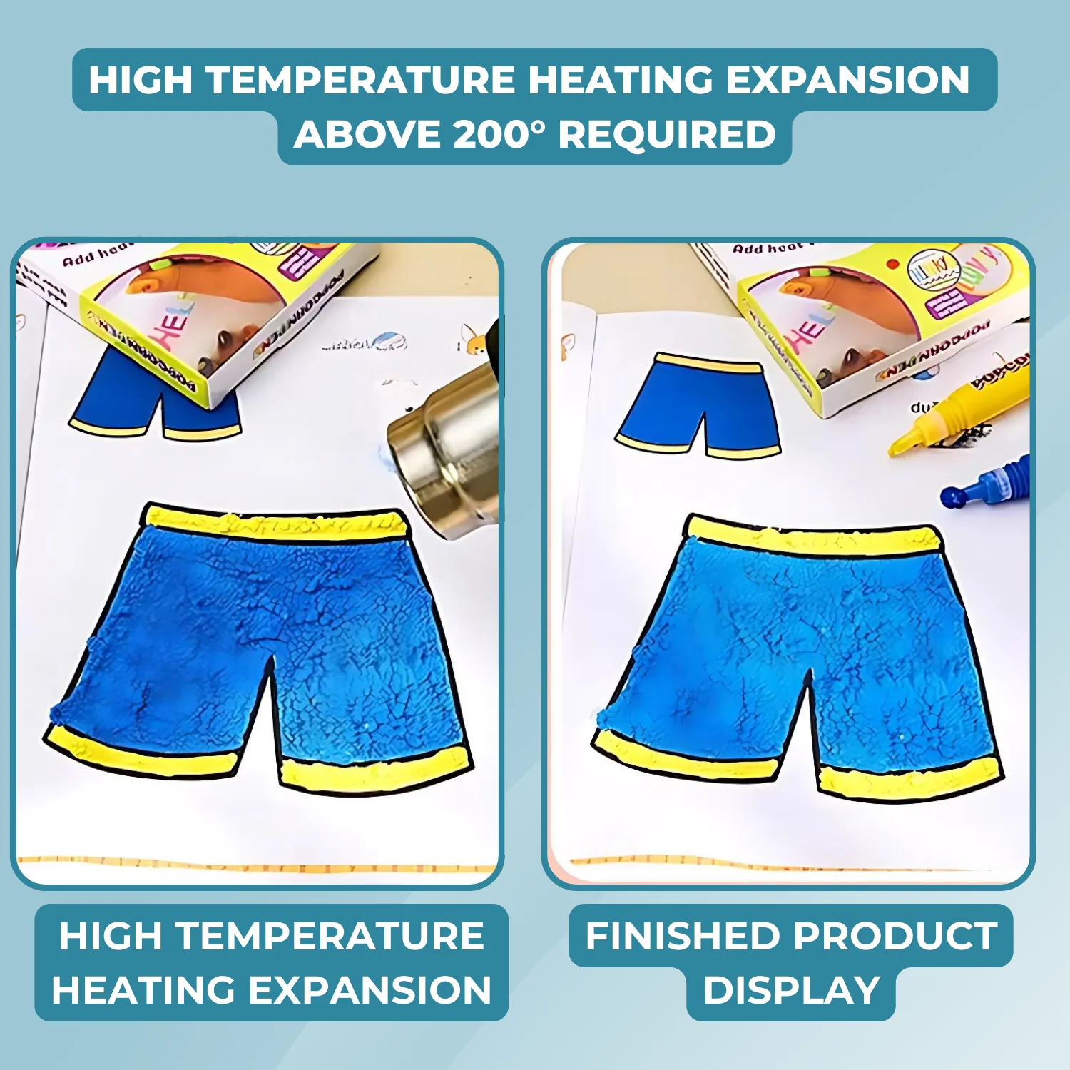 1+1 FREE | PuffyArt - 3D Puffy Paint Pens (12 Colors Set) - Image 6