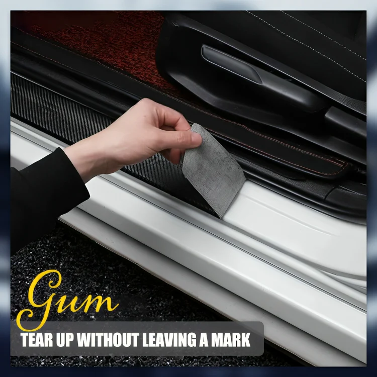 1+1 FREE | StepGrip - Carbon fiber door protection sticker - Image 4