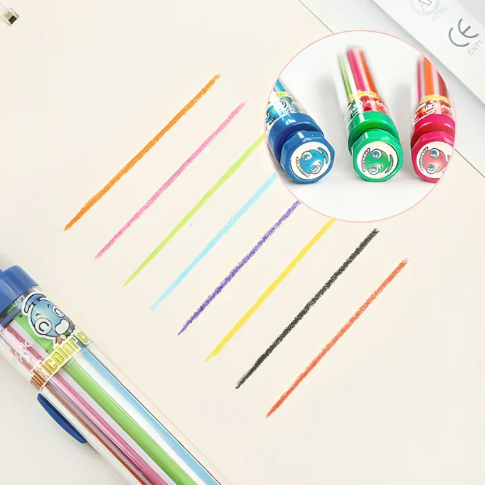 1+1 FREE | VibrantPen - 8 in 1 multicolor pen for creative adventures - Image 3
