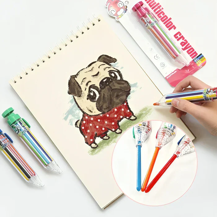 1+1 FREE | VibrantPen - 8 in 1 multicolor pen for creative adventures - Image 4