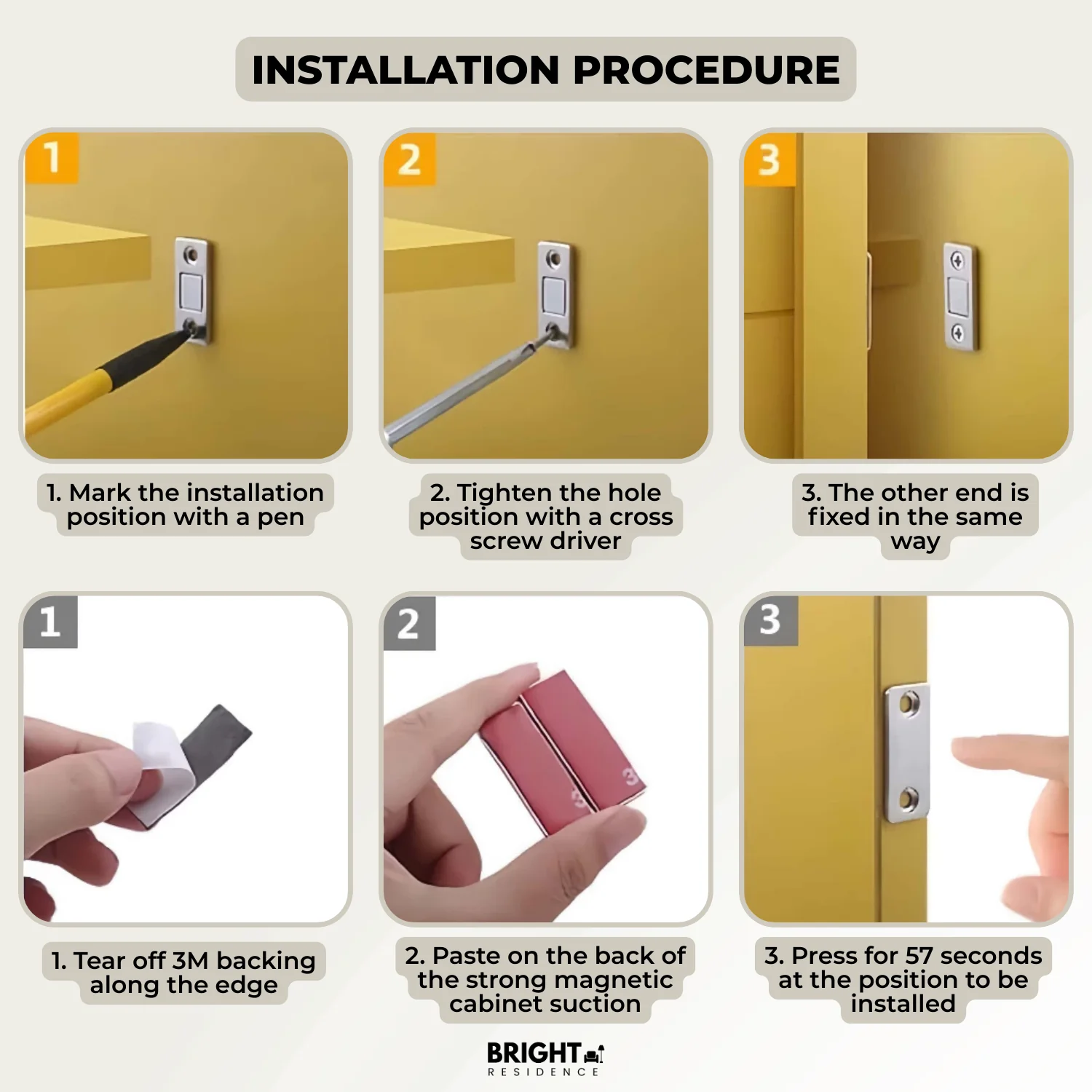 2+2 FREE | LockMate - Ultra magnetic door closer - Image 4