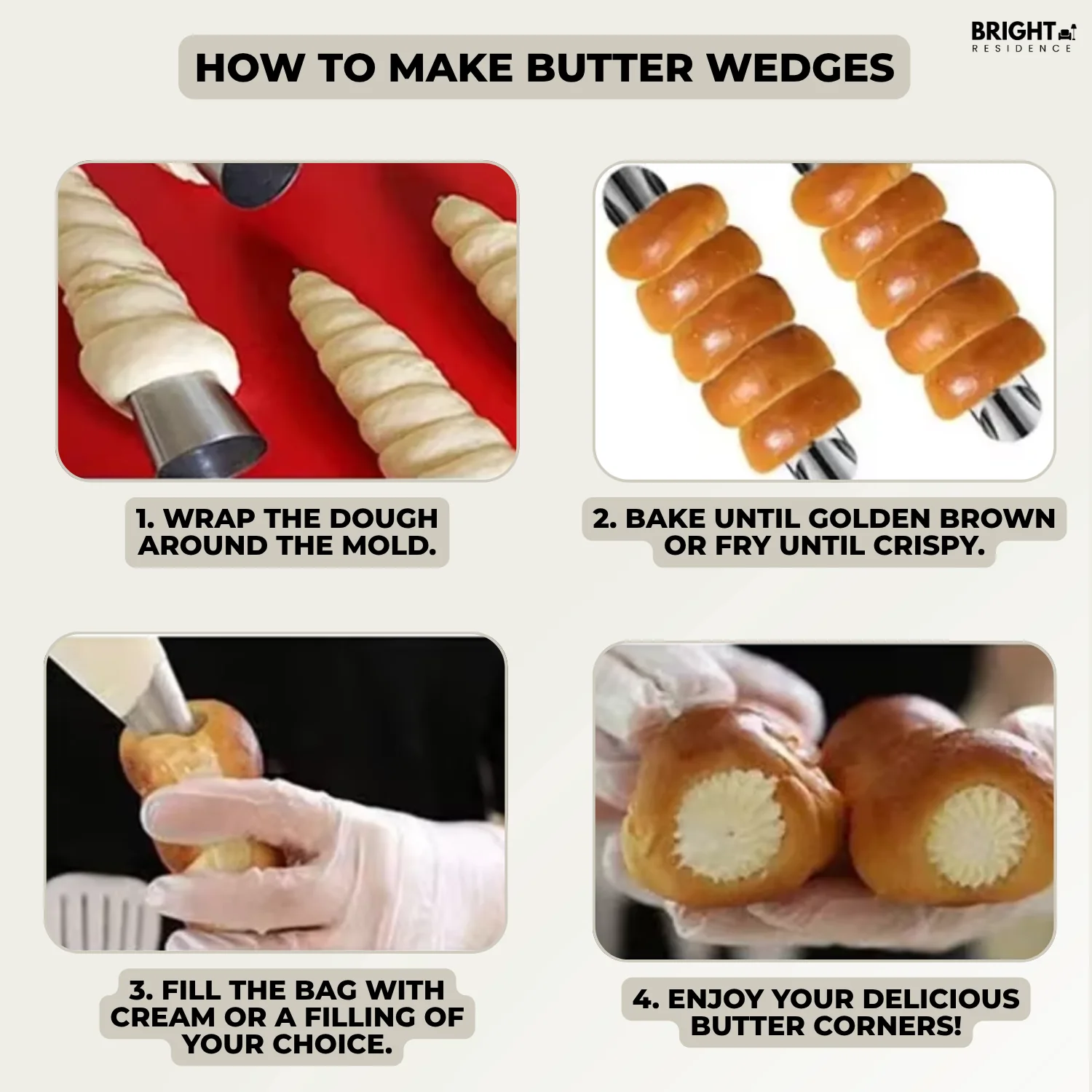 5+5 FREE | BakeRolls™ - Masterful cannoli mold set for the home! - Image 4