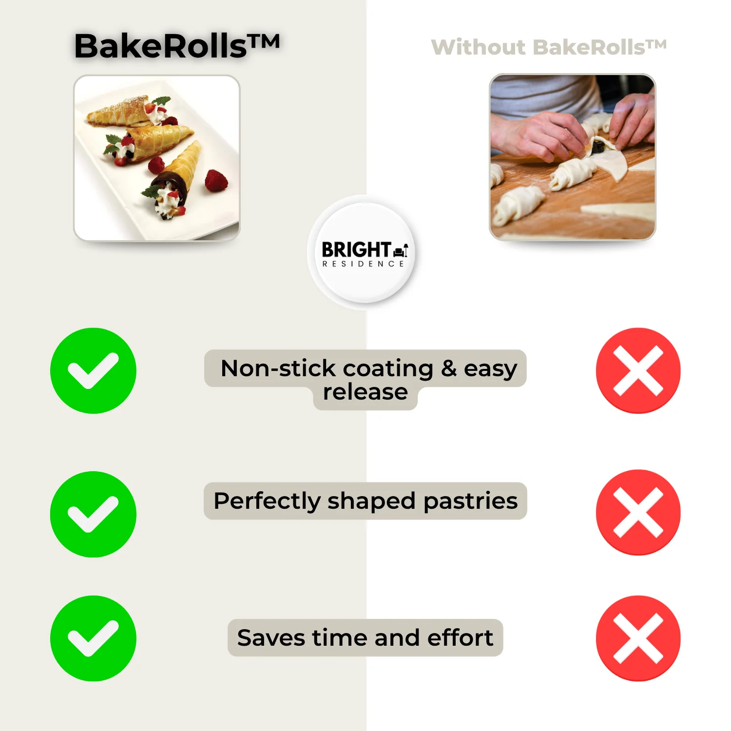 5+5 FREE | BakeRolls™ - Masterful cannoli mold set for the home! - Image 7