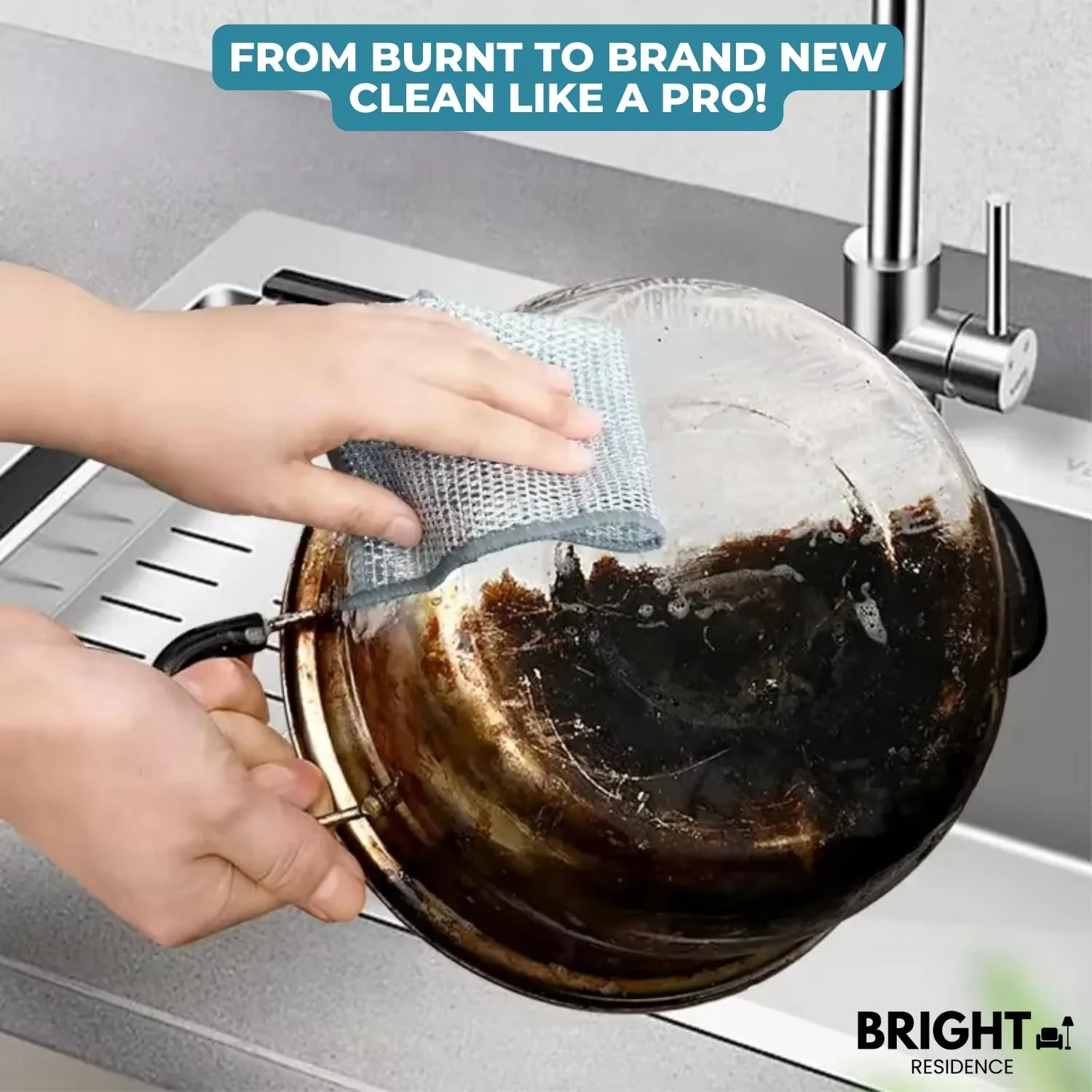 5+5 FREE | FlexClean™ - Multi-purpose wire cloths for stubborn stains - Image 4