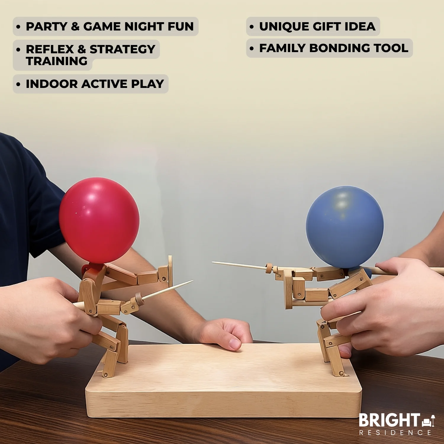 50% OFF | WoodKnights™ - Balloon Bamboo Man Sword Fight - Incl. 100 Balloons - Image 5