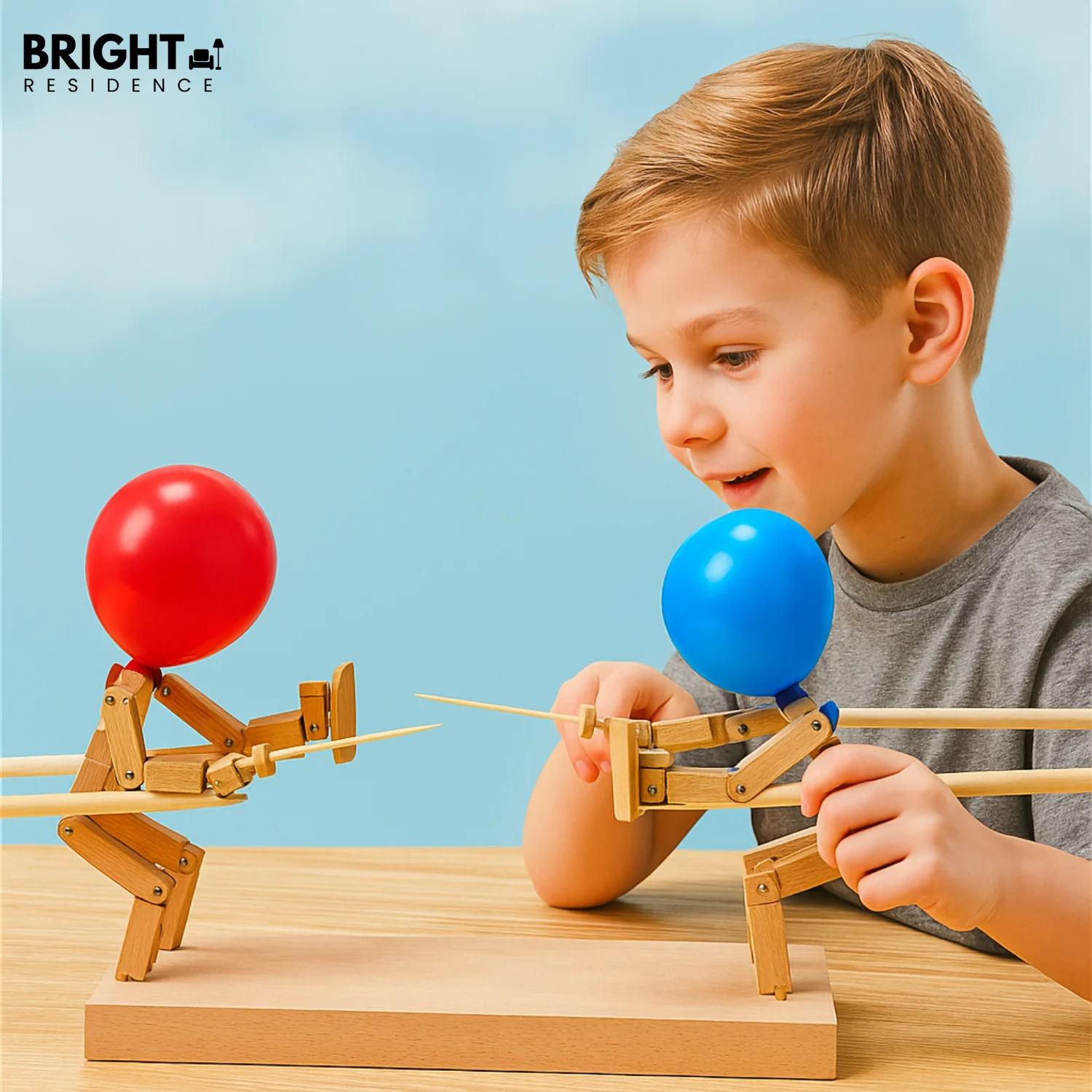 50% OFF | WoodKnights™ - Balloon Bamboo Man Sword Fight - Incl. 100 Balloons - Image 6
