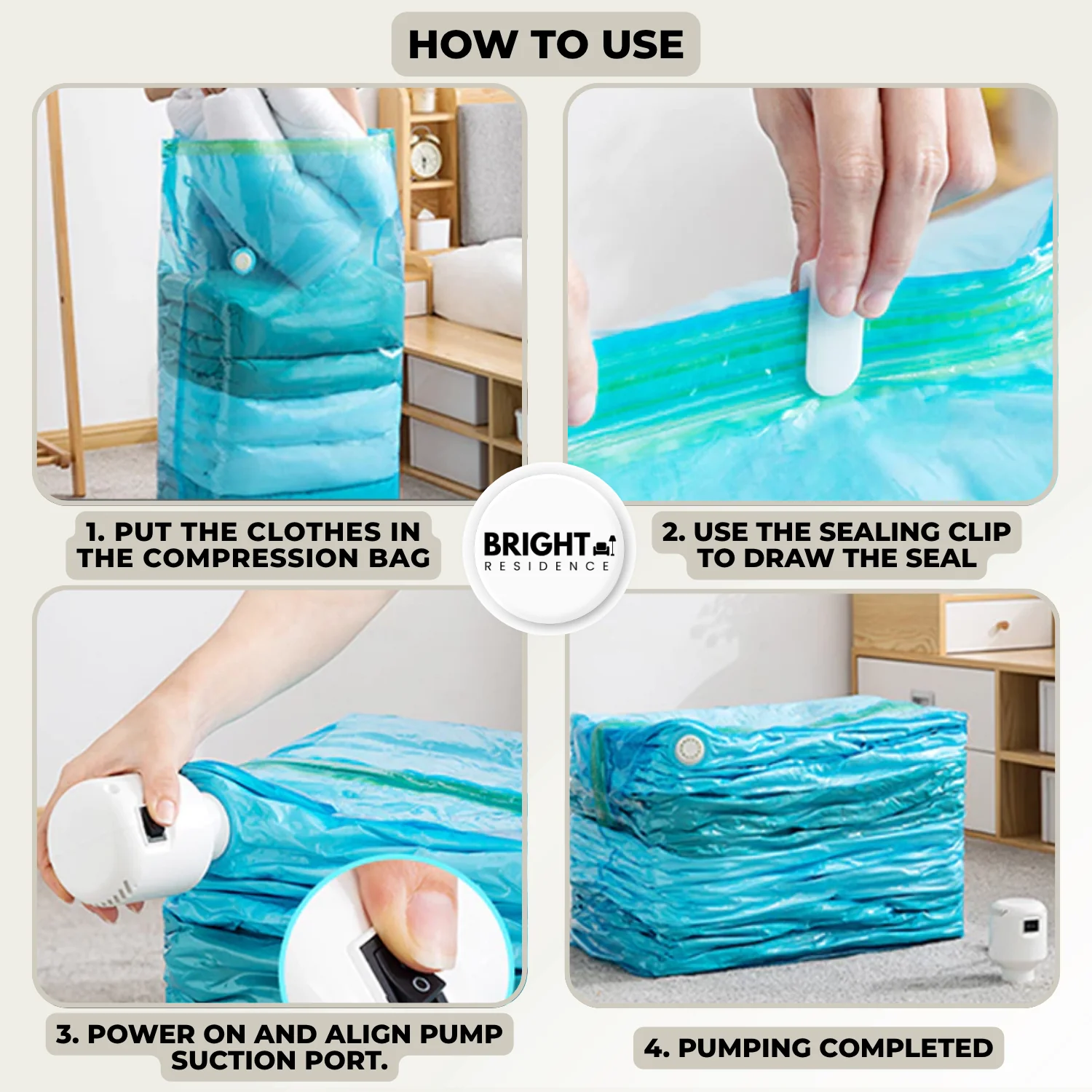 AirCompact - compact storage with electric pump and bags - Image 3