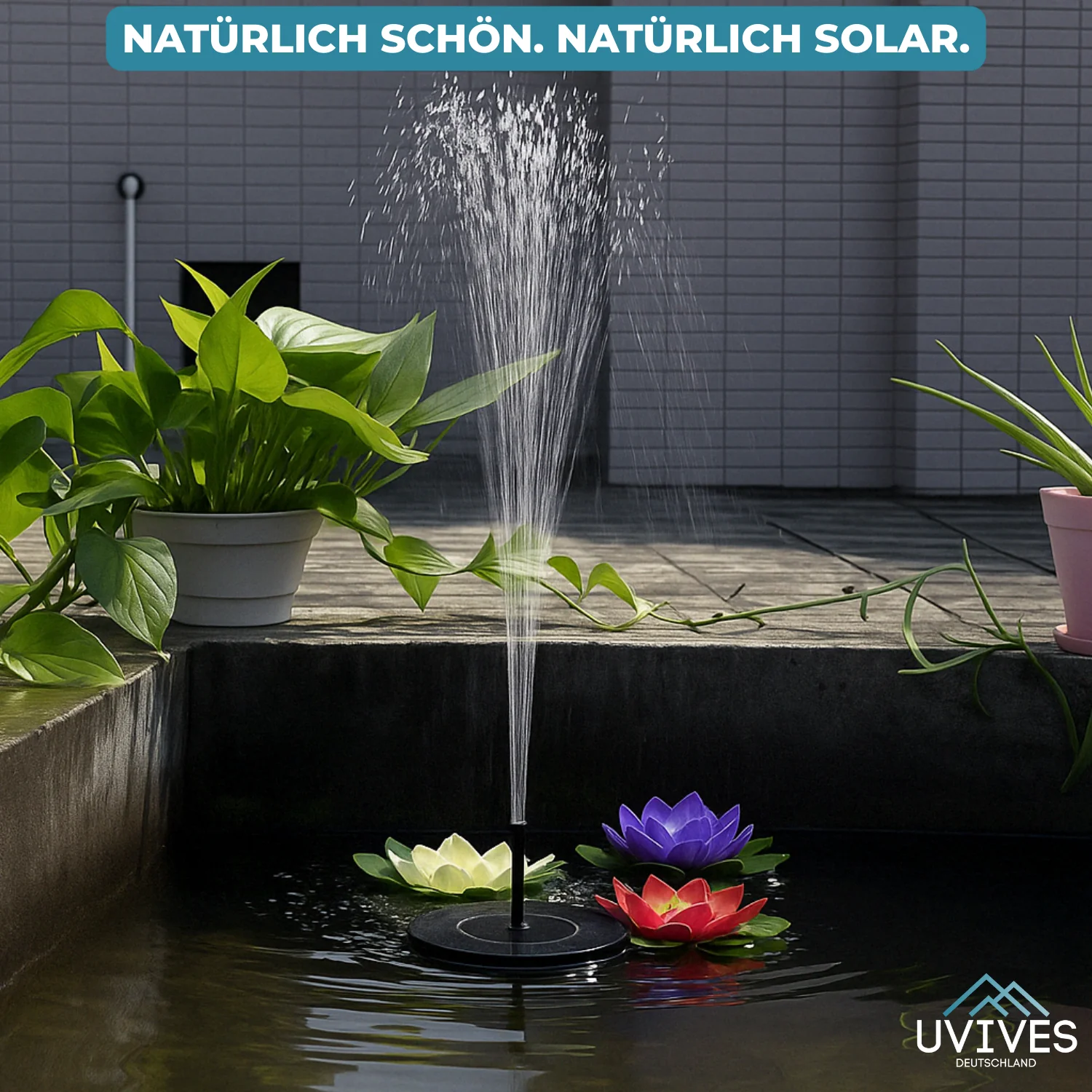 AquaBloom™ - Solar fountain for peace & elegance in the garden - Image 5