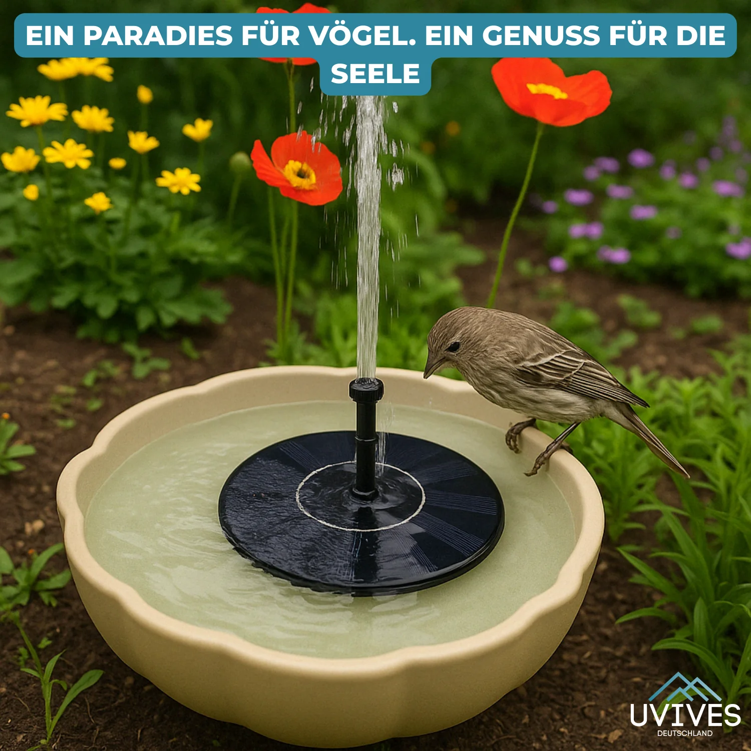 AquaBloom™ - Solar fountain for peace & elegance in the garden - Image 6