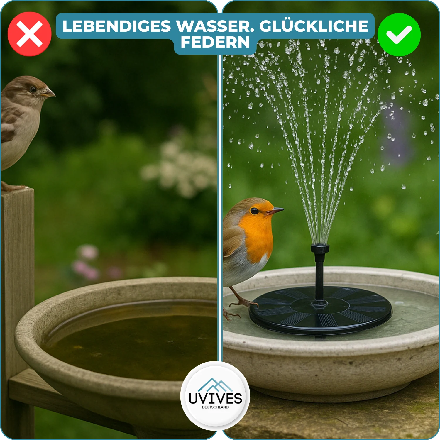 AquaBloom™ - Solar fountain for peace & elegance in the garden - Image 8