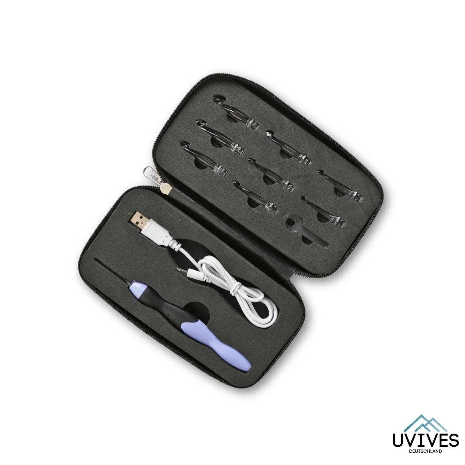 BrightLoop™ - Rechargeable luminous crochet hook set - Image 12