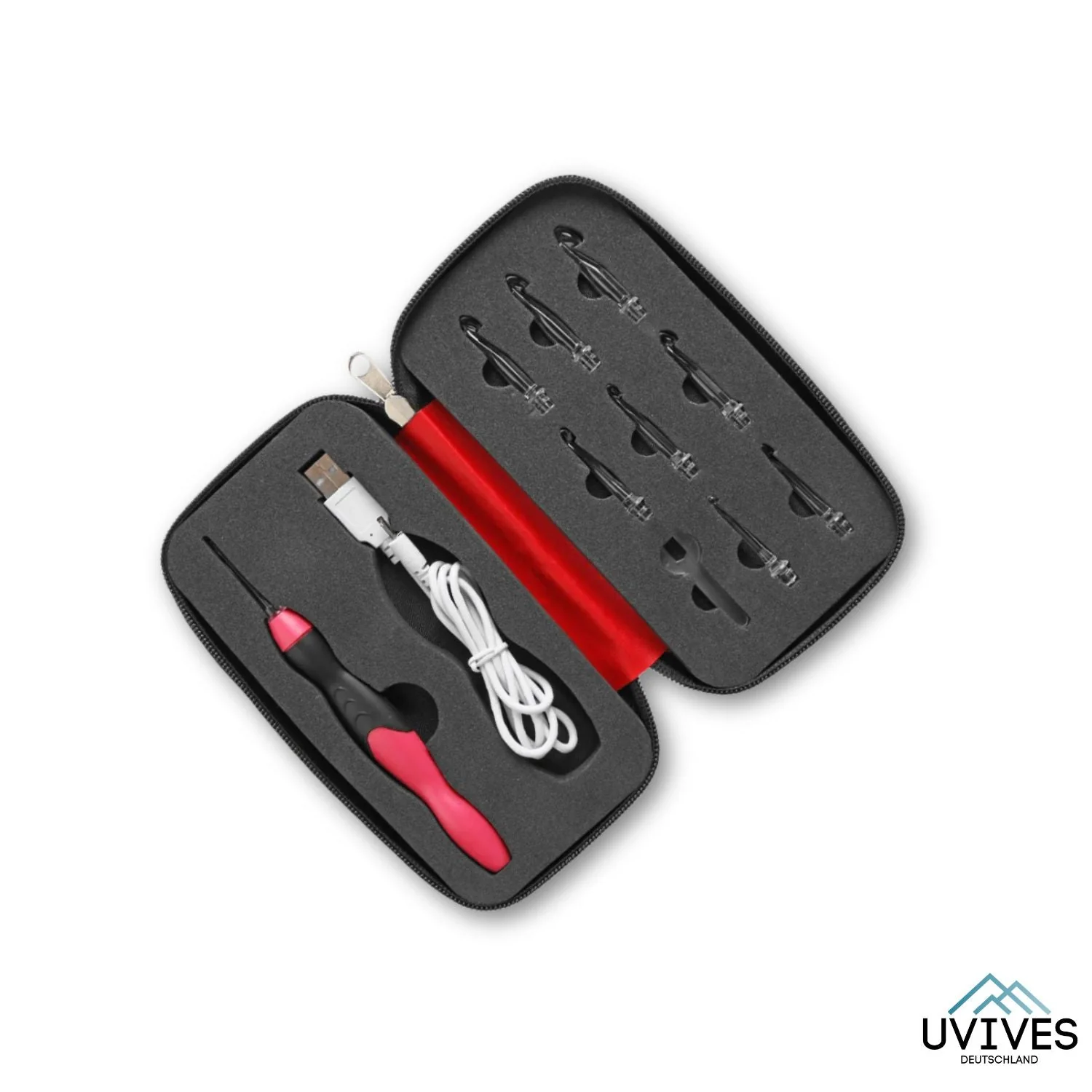 BrightLoop™ - Rechargeable luminous crochet hook set - Image 13