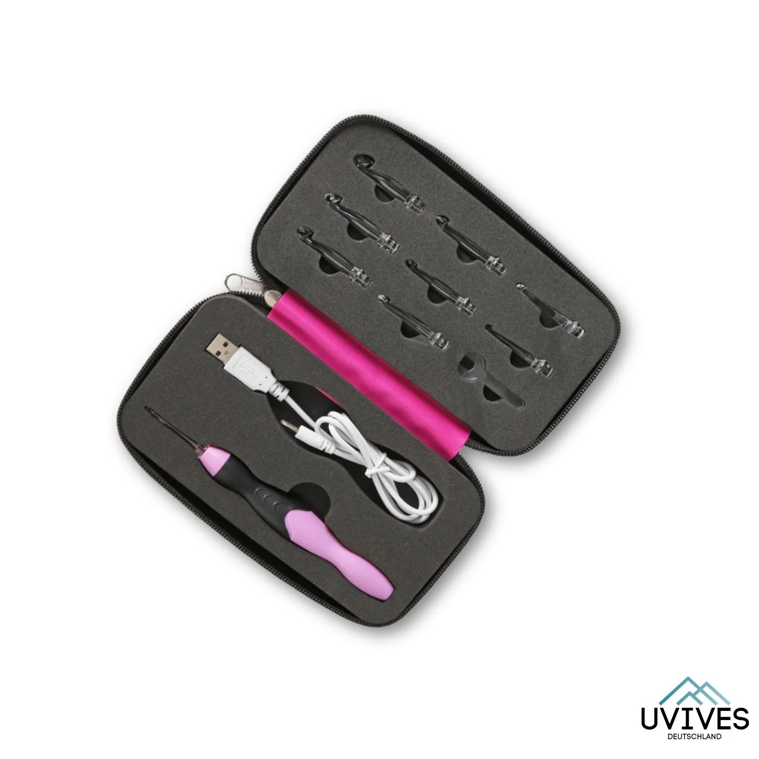 BrightLoop™ - Rechargeable luminous crochet hook set - Image 14