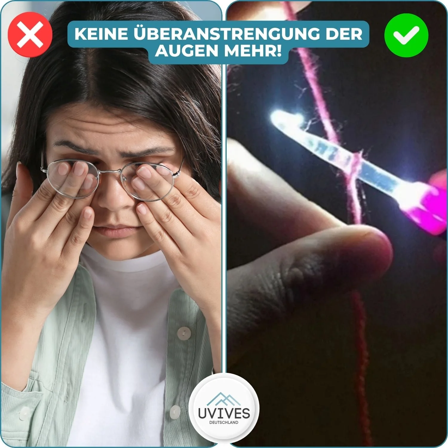 BrightLoop™ - Rechargeable luminous crochet hook set - Image 3