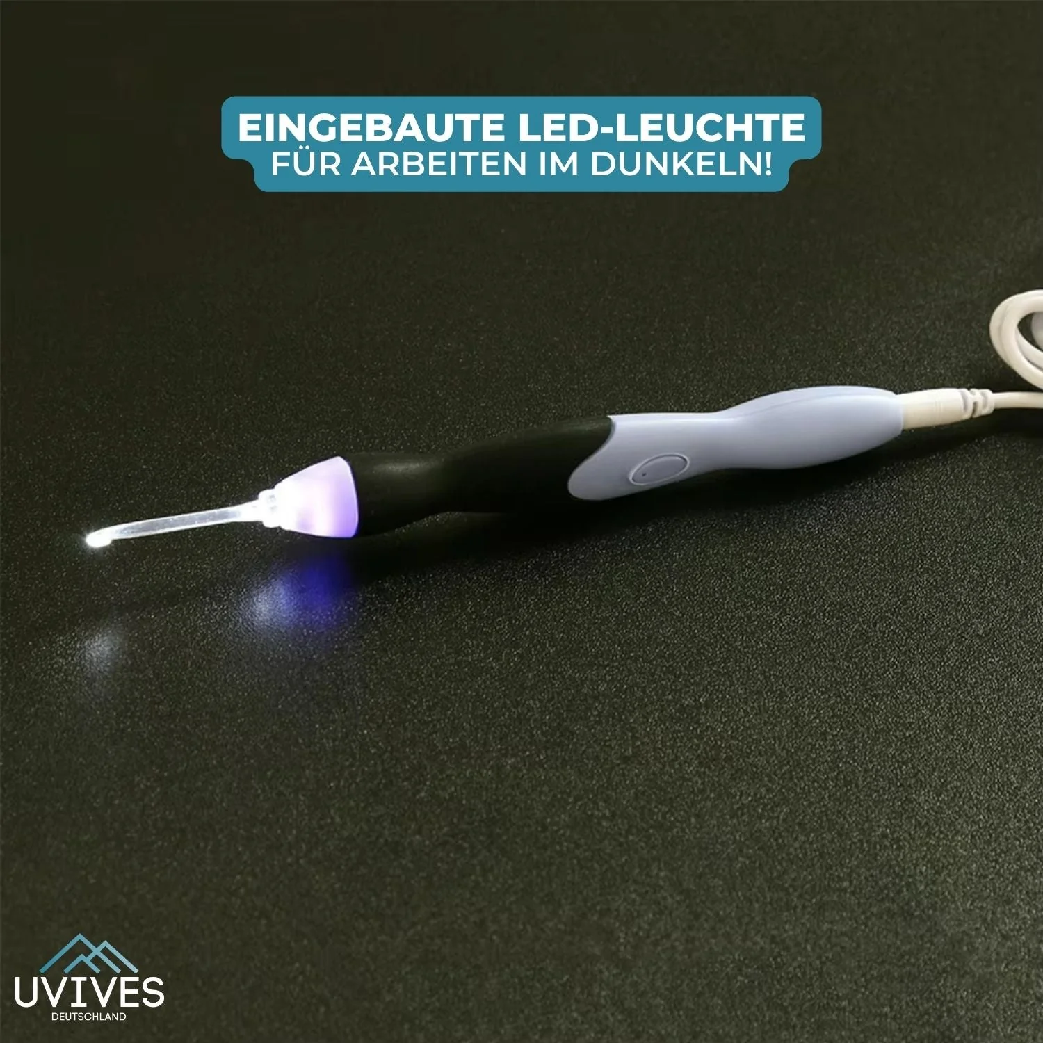 BrightLoop™ - Rechargeable luminous crochet hook set - Image 6