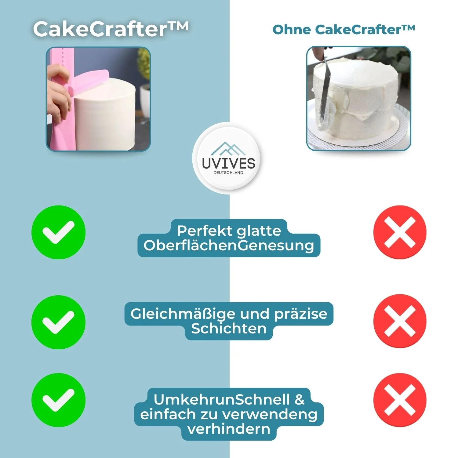 CakeCrafter™ - Adjustable cake scraper and smoother - Image 6