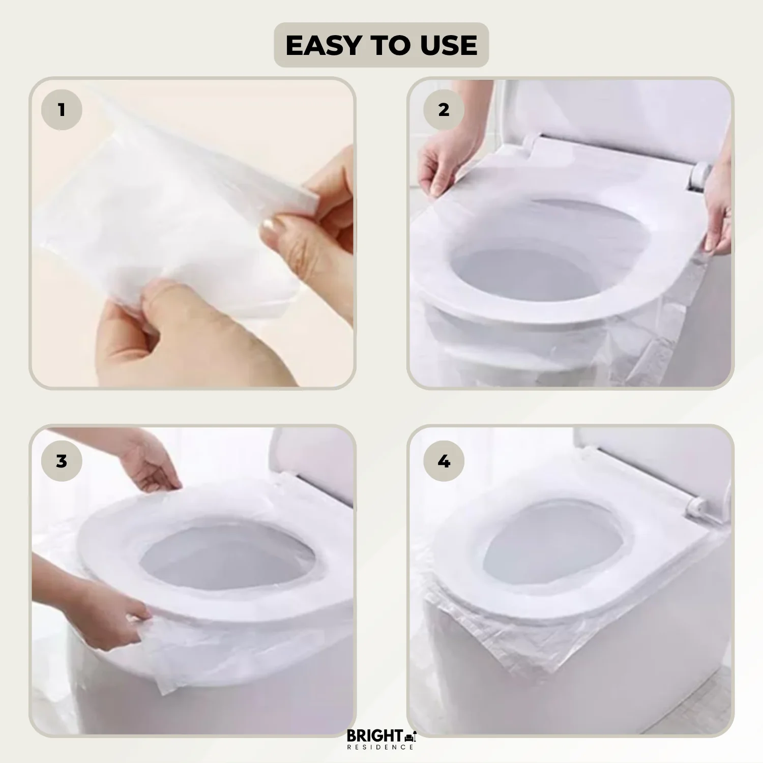 50+50 FREE | CleanCheek – Portable Hygiene Protection for Every Toilet Seat - Image 3