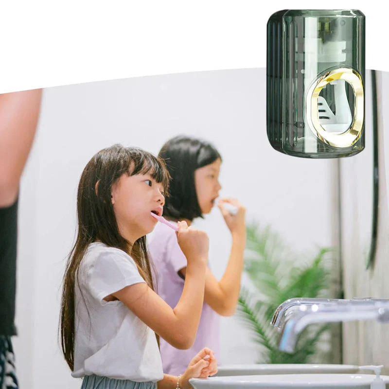 1+1 FREE | GlowRinse - Automatic toothpaste dispenser with LED night light - Image 3