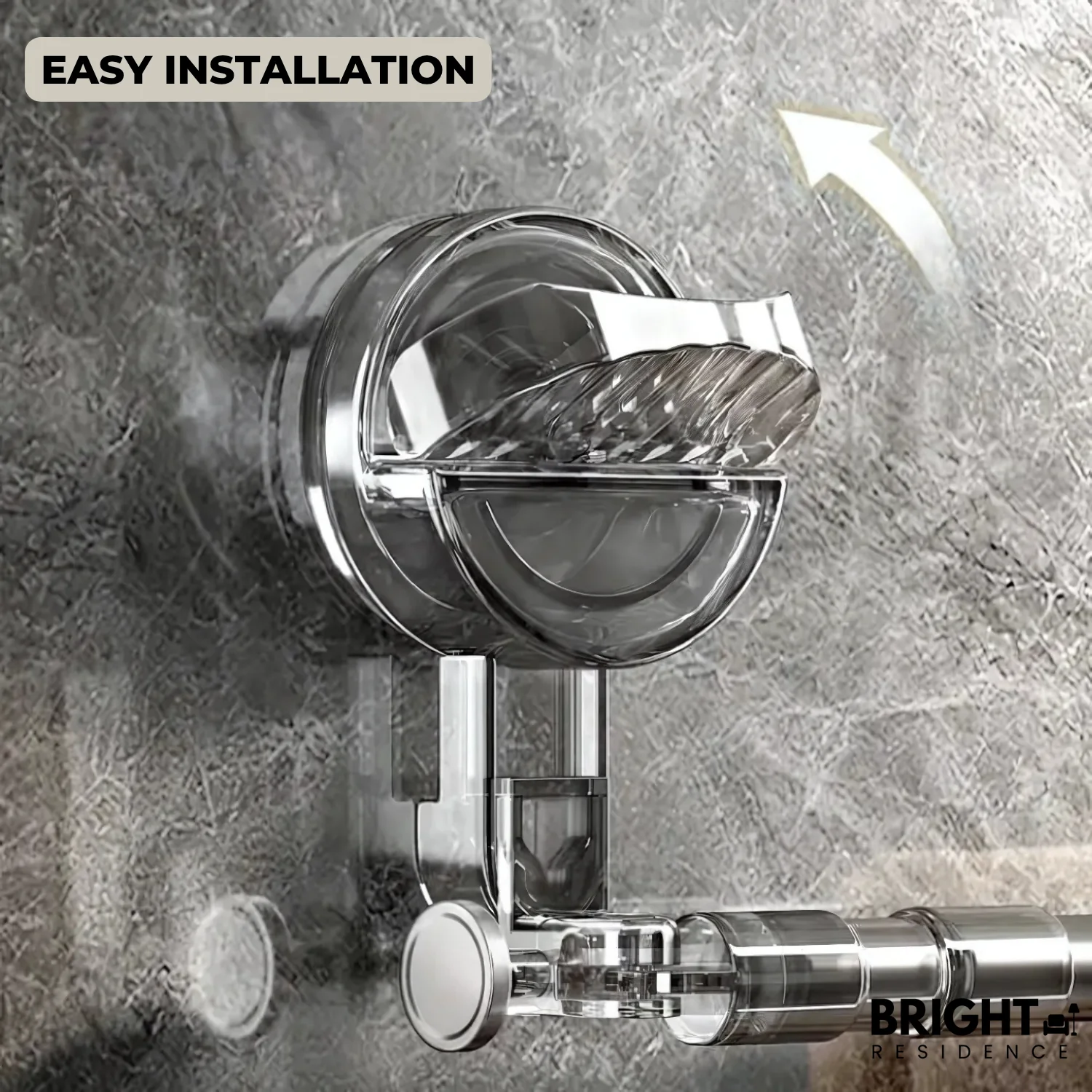 HangRack™ - Adjustable stainless steel towel rack with suction cups - Image 4