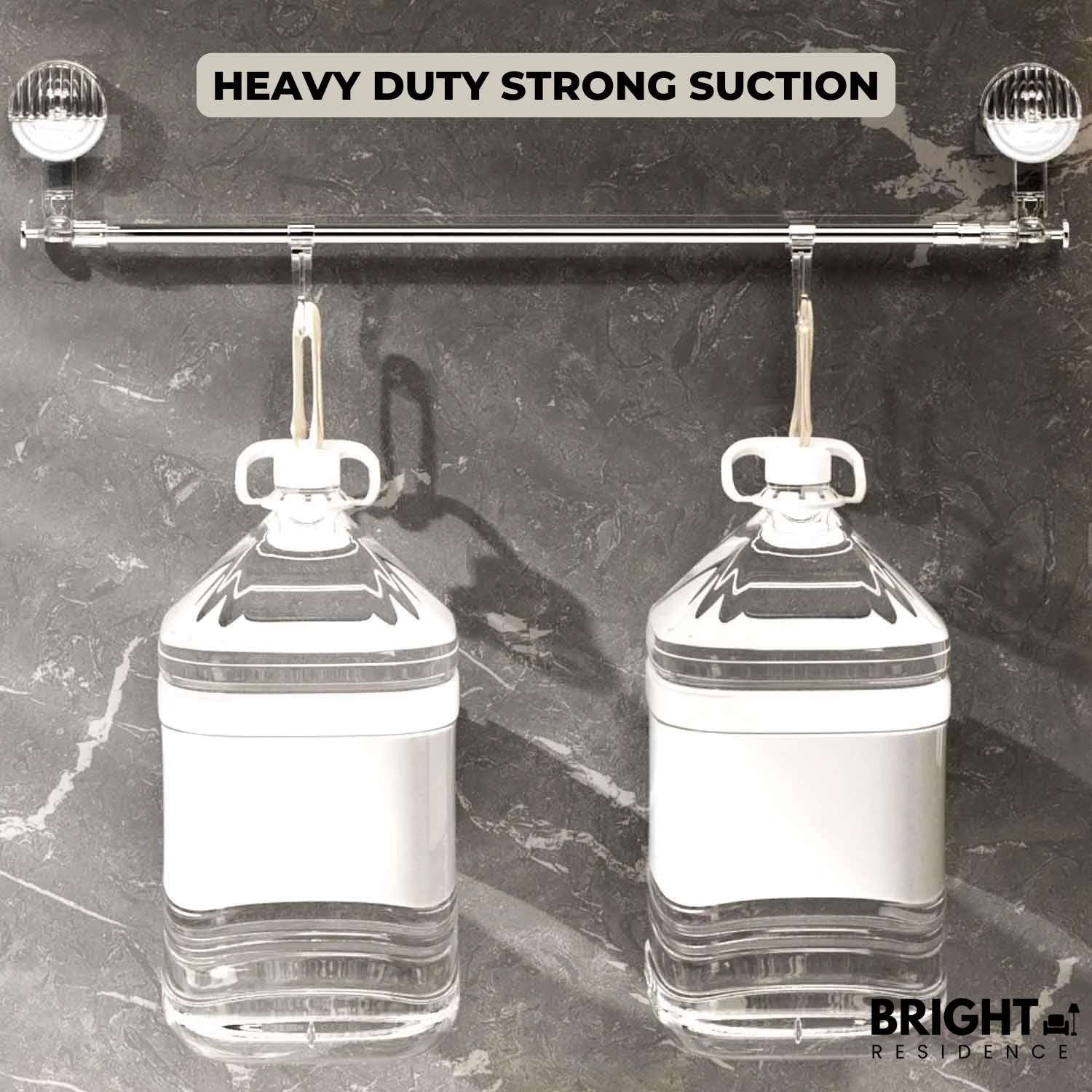 HangRack™ - Adjustable stainless steel towel rack with suction cups - Image 7