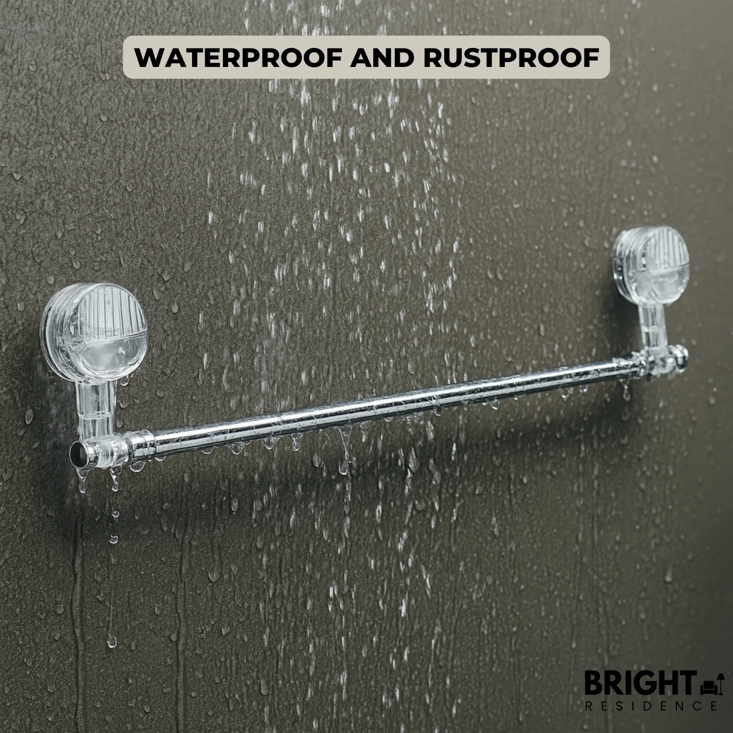 HangRack™ - Adjustable stainless steel towel rack with suction cups - Image 8