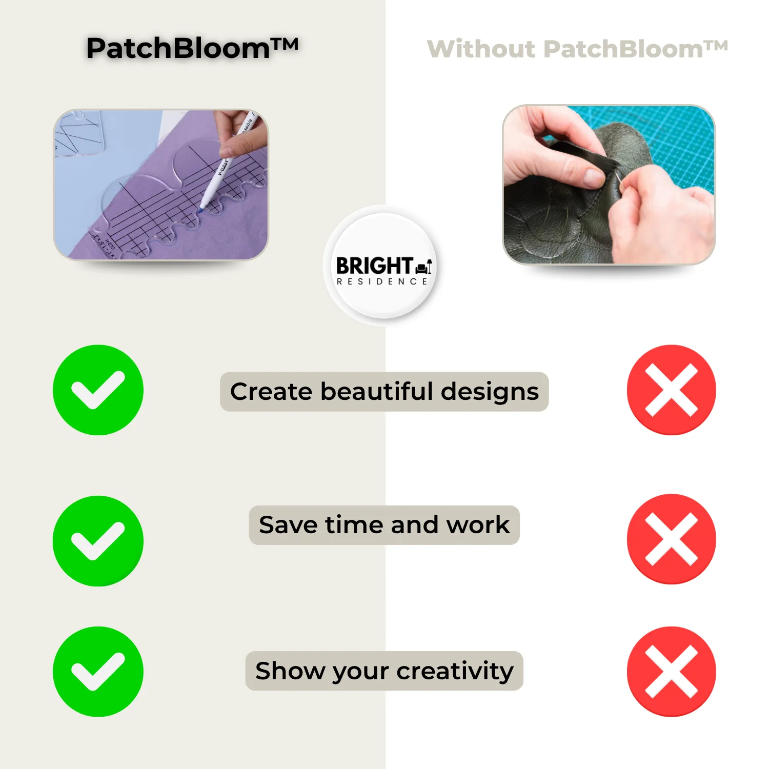 PatchBloom™ - DIY kit for patchworkers - Image 6