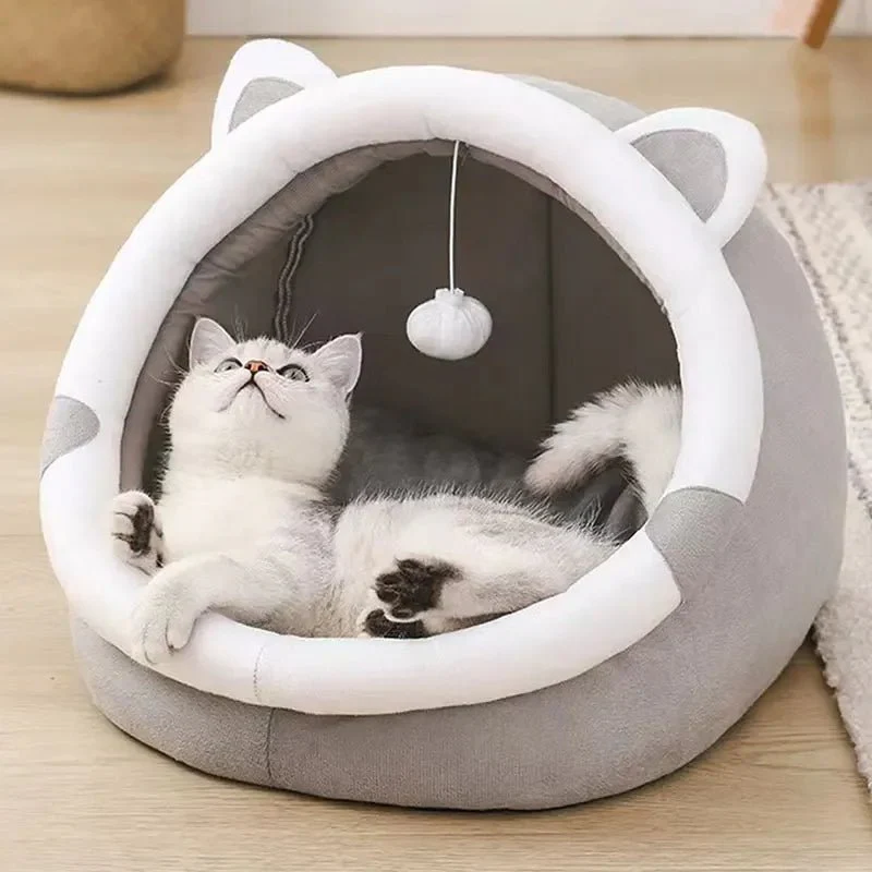 PurrDome - Cozy closed cat bed cave - Image 3