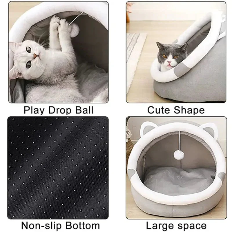 PurrDome - Cozy closed cat bed cave - Image 5