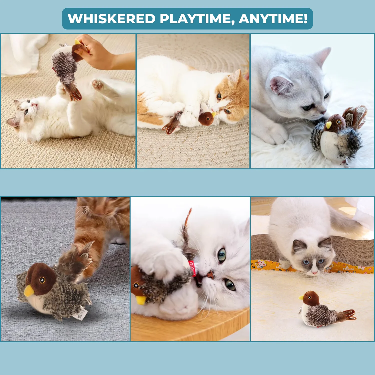 PurrTweet™ - Interactive chirping bird toy for cats - Image 4