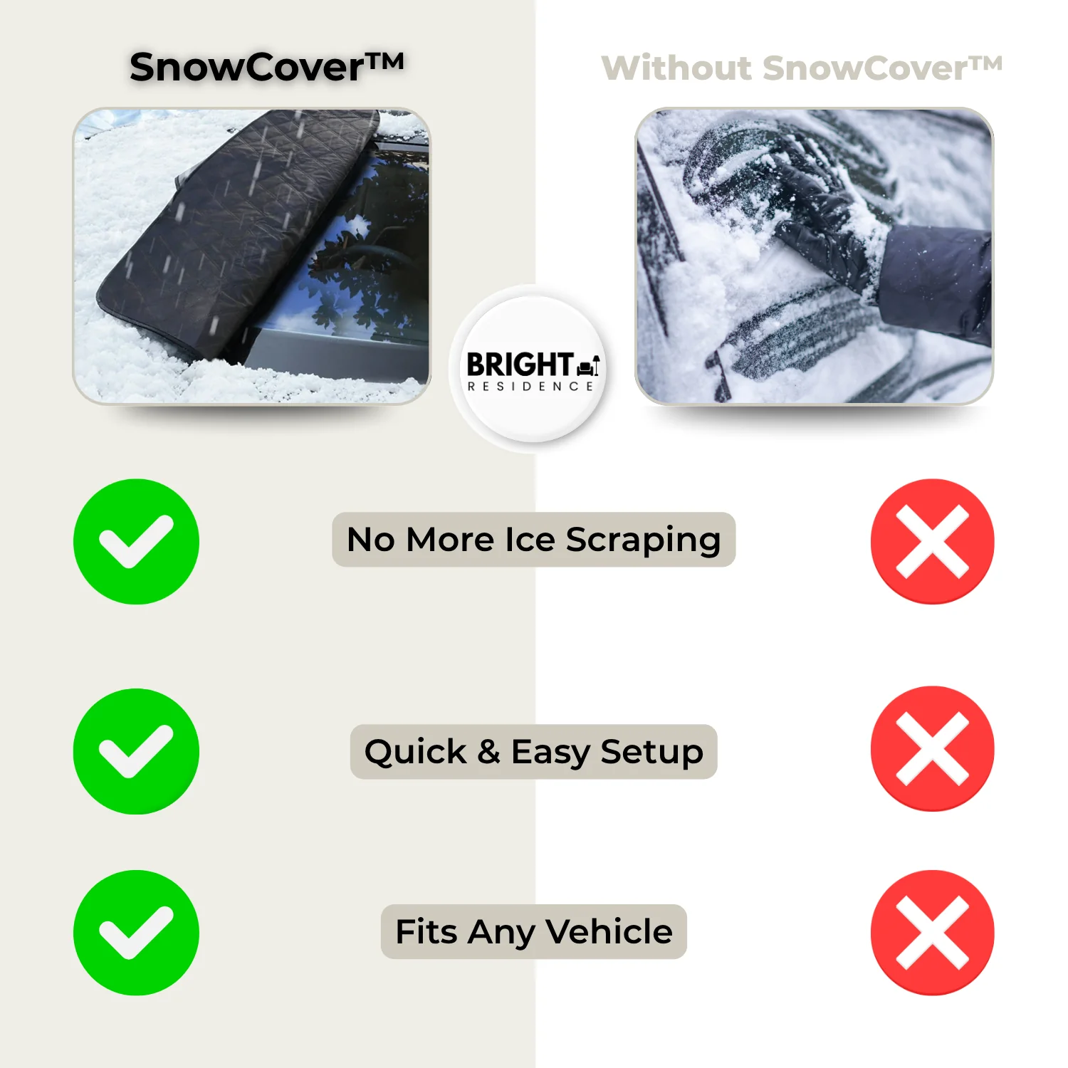 SnowCover™ - Magnetic windshield anti-snow cover - Image 8