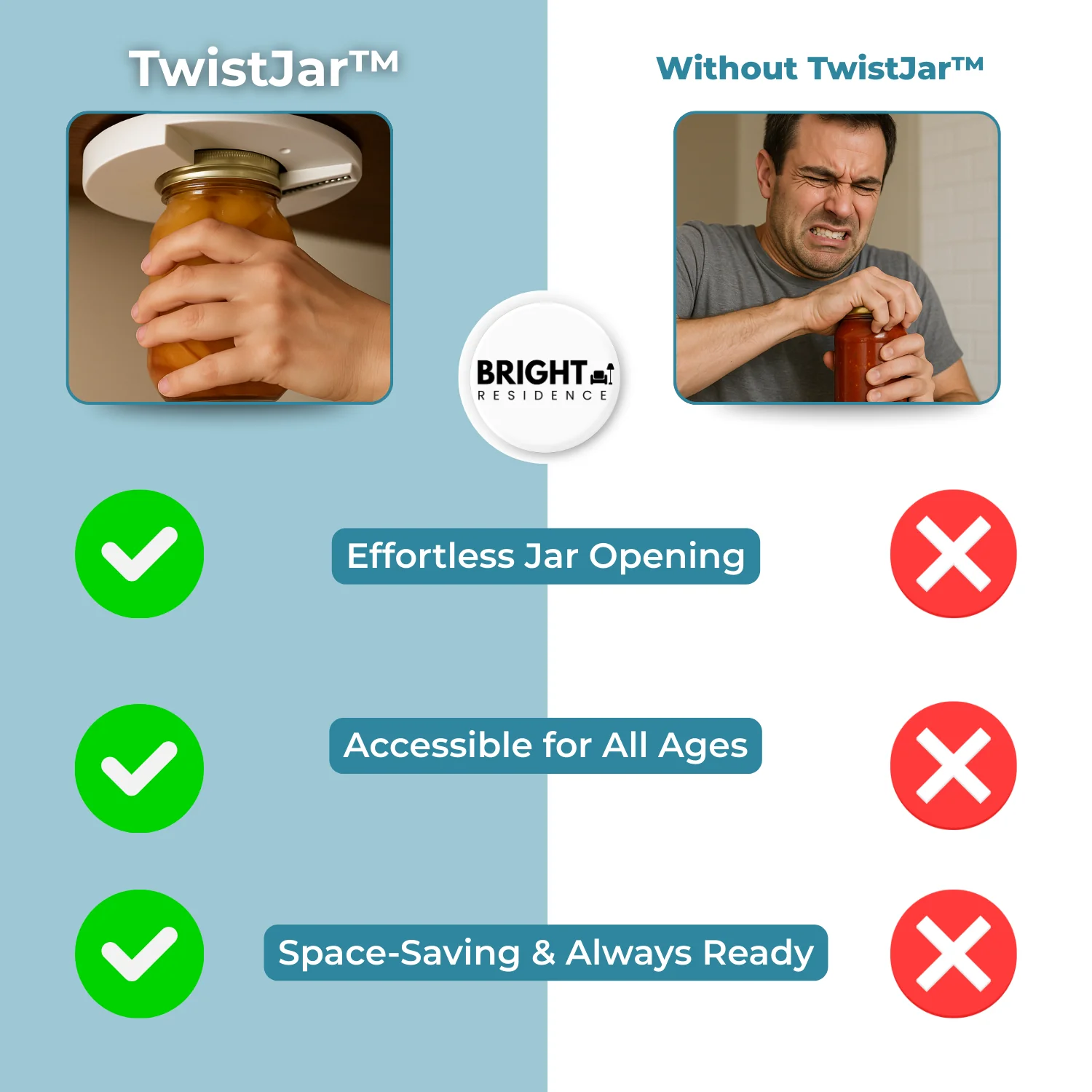 TwistJar™ - Opener for under-counter use - Image 7